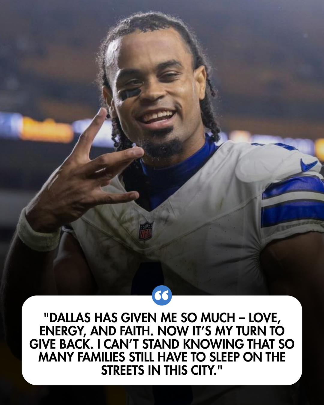 BREAKING NEWS: Dallas Cowboys Quarterback Jalen Cortez Pledges $5 Million to Build Homeless Shelters Across Dallas - Sikey